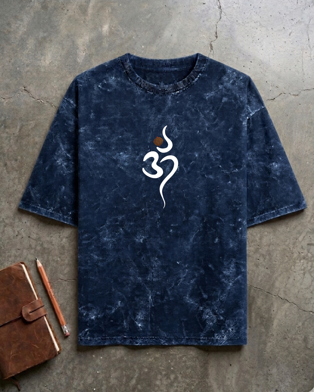 OM - Acid Washed Oversized Tee